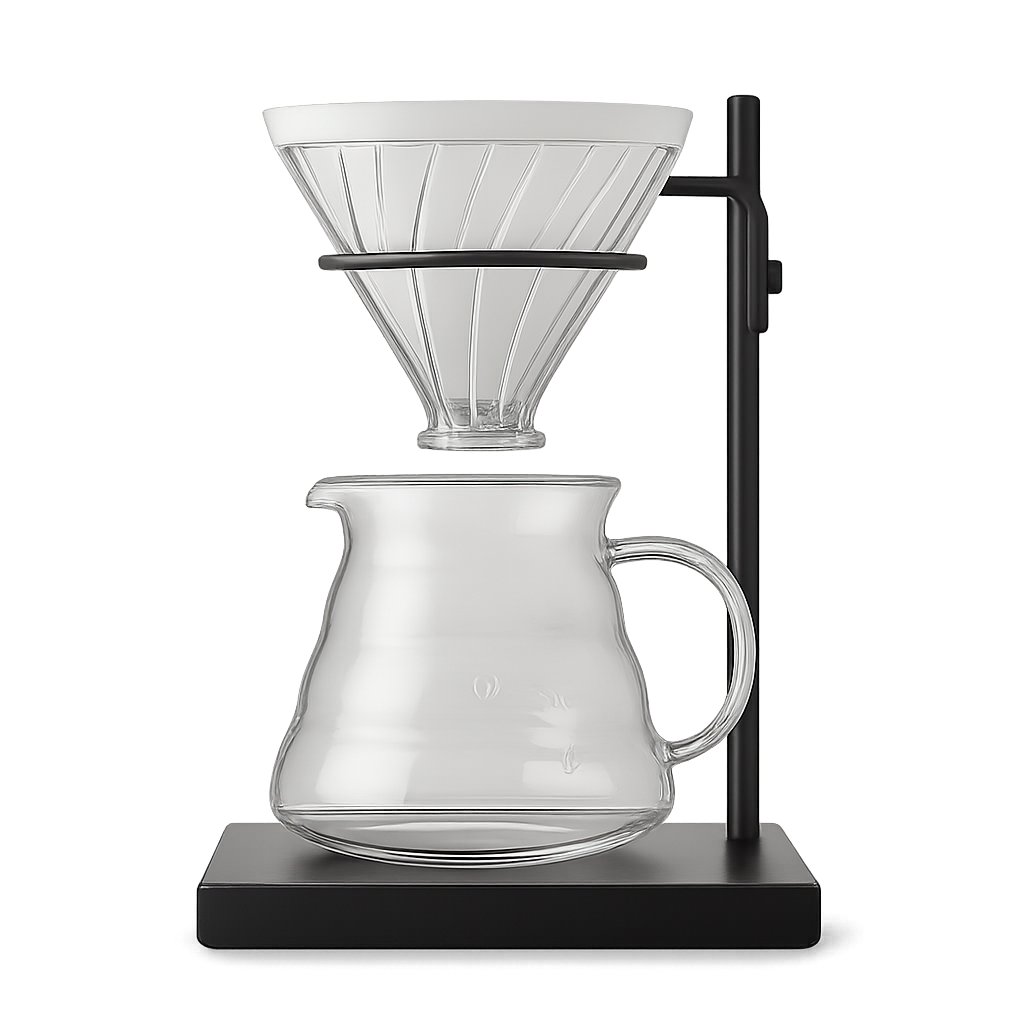 Cafetera V60 con soporte – Control, elegancia y café limpio - Ceres Coffee