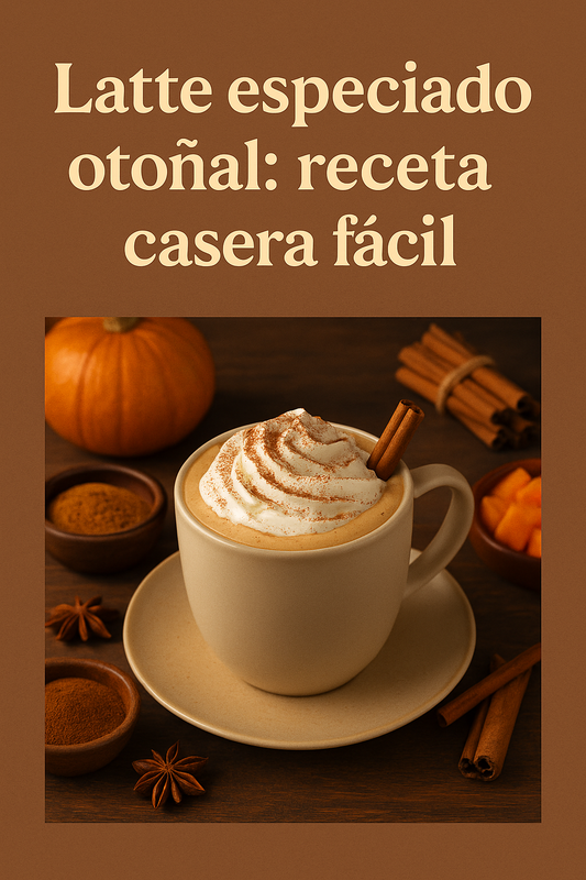 Latte especiado otoñal: receta casera fácil