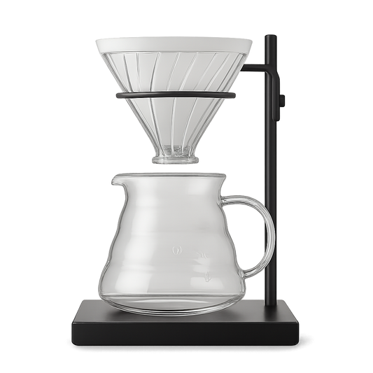 Cafetera V60 con soporte – Control, elegancia y café limpio - Ceres Coffee