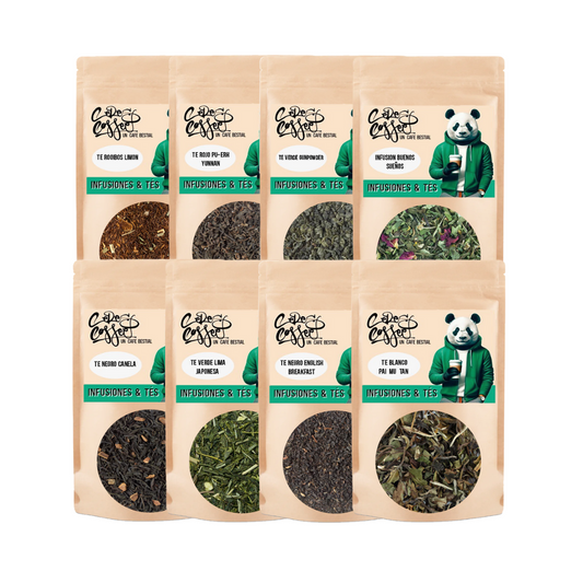 Pack Degustación de Té – Ocho variedades para explorar el mundo del té - Ceres Coffee