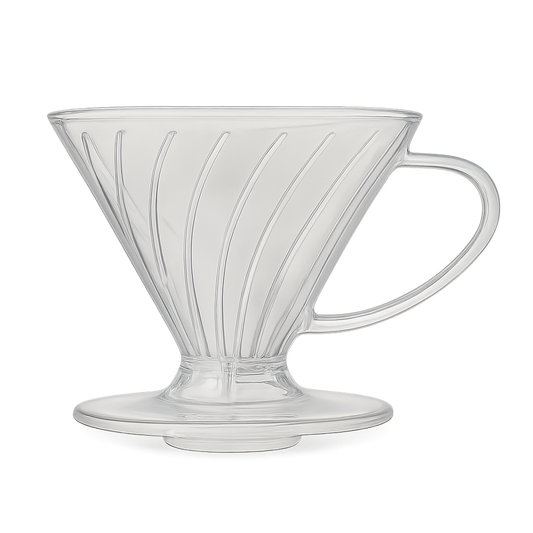 Cono V60 de plástico transparente – Precisión, ligereza y control - Ceres Coffee