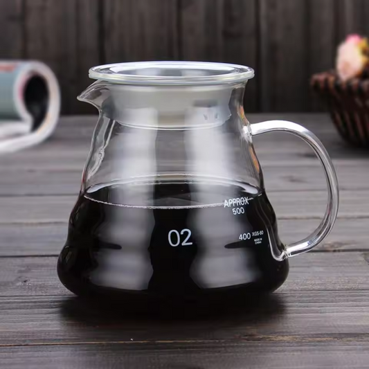 Jarra de cristal resistente para café filtrado – Compatible con V60 - Ceres Coffee