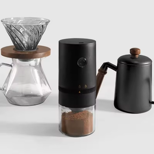 Molinillo de café eléctrico portátil – Molienda precisa en cualquier lugar - Ceres Coffee