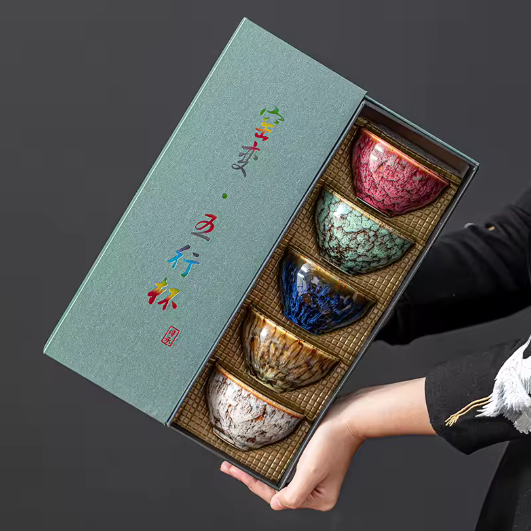 Juego de tazas para té – Set de 5 unidades - Ceres Coffee